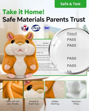 Tworiver Talking Hamster Toy for Toddlers 2–4.