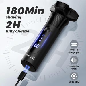 Yiriso Electric Razor for Men. Cordless Rechargeable Electric Shavers.
