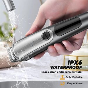 YIRISO Electric Razor Shavers for Men. Cordless Rechargeable Waterproof Grooming Kit for Shaving Face.