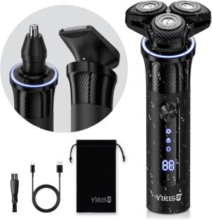 Yiriso Electric Razor for Men. Cordless Rechargeable Electric Shavers.